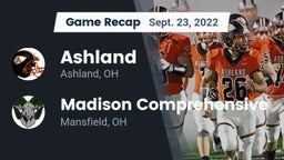 Recap: Ashland  vs. Madison Comprehensive  2022