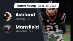 Recap: Ashland  vs. Mansfield  2022