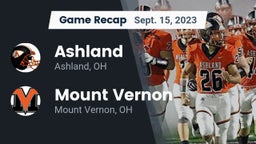 Recap: Ashland  vs. Mount Vernon  2023