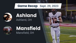 Recap: Ashland  vs. Mansfield  2023