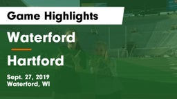 Waterford  vs Hartford Game Highlights - Sept. 27, 2019