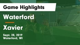 Waterford  vs Xavier Game Highlights - Sept. 28, 2019