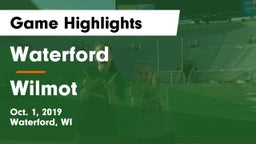 Waterford  vs Wilmot  Game Highlights - Oct. 1, 2019