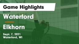 Waterford  vs Elkhorn  Game Highlights - Sept. 7, 2021
