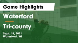Waterford  vs Tri-county Game Highlights - Sept. 18, 2021