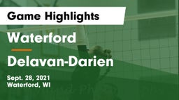 Waterford  vs Delavan-Darien  Game Highlights - Sept. 28, 2021