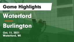 Waterford  vs Burlington  Game Highlights - Oct. 11, 2021
