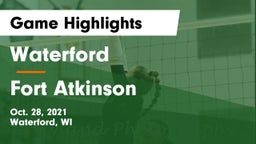 Waterford  vs Fort Atkinson Game Highlights - Oct. 28, 2021