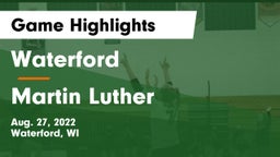 Waterford  vs Martin Luther  Game Highlights - Aug. 27, 2022
