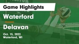 Waterford  vs Delavan Game Highlights - Oct. 15, 2022