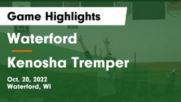 Waterford  vs Kenosha Tremper Game Highlights - Oct. 20, 2022