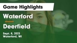 Waterford  vs Deerfield Game Highlights - Sept. 8, 2023