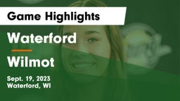 Waterford  vs Wilmot  Game Highlights - Sept. 19, 2023