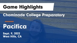 Chaminade College Preparatory vs Pacifica  Game Highlights - Sept. 9, 2022