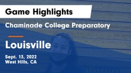 Chaminade College Preparatory vs Louisville  Game Highlights - Sept. 13, 2022