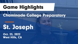 Chaminade College Preparatory vs St. Joseph  Game Highlights - Oct. 23, 2022