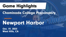Chaminade College Preparatory vs Newport Harbor  Game Highlights - Oct. 19, 2023