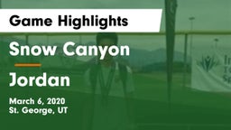 Snow Canyon  vs Jordan  Game Highlights - March 6, 2020