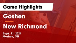 Goshen  vs New Richmond  Game Highlights - Sept. 21, 2021