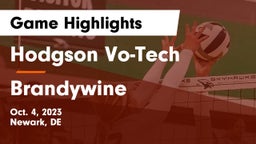 Hodgson Vo-Tech  vs Brandywine  Game Highlights - Oct. 4, 2023
