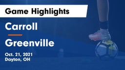 Carroll  vs Greenville Game Highlights - Oct. 21, 2021