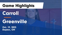 Carroll  vs Greenville  Game Highlights - Oct. 19, 2023