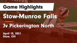 Stow-Munroe Falls  vs Jv Pickerington North Game Highlights - April 10, 2021