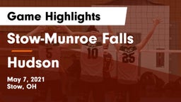 Stow-Munroe Falls  vs Hudson Game Highlights - May 7, 2021
