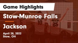 Stow-Munroe Falls  vs Jackson  Game Highlights - April 28, 2022