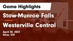 Stow-Munroe Falls  vs Westerville Central  Game Highlights - April 30, 2022