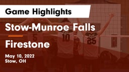 Stow-Munroe Falls  vs Firestone Game Highlights - May 10, 2022