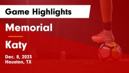 Memorial  vs Katy  Game Highlights - Dec. 8, 2023
