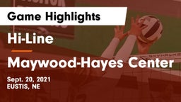 Hi-Line vs Maywood-Hayes Center Game Highlights - Sept. 20, 2021