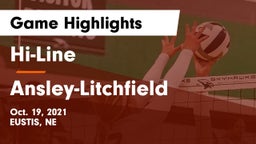 Hi-Line vs Ansley-Litchfield  Game Highlights - Oct. 19, 2021