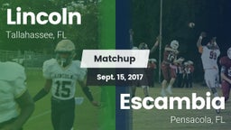 Matchup: Lincoln  vs. Escambia  2017