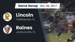 Recap: Lincoln  vs. Raines  2017