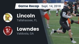 Recap: Lincoln  vs. Lowndes  2018