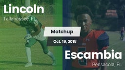 Matchup: Lincoln  vs. Escambia  2018