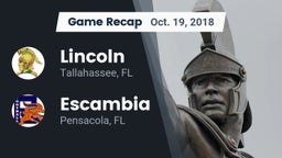 Recap: Lincoln  vs. Escambia  2018