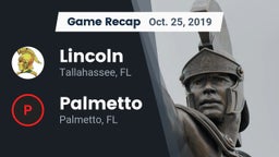 Recap: Lincoln  vs. Palmetto  2019