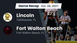 Recap: Lincoln  vs. Fort Walton Beach  2021