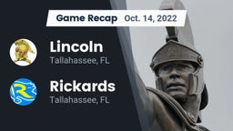 Recap: Lincoln  vs. Rickards  2022