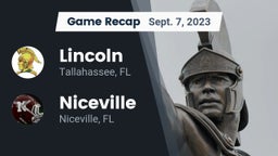 Recap: Lincoln  vs. Niceville  2023