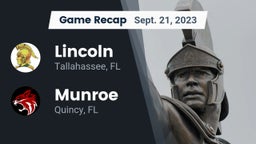 Recap: Lincoln  vs. Munroe  2023