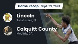 Recap: Lincoln  vs. Colquitt County  2023