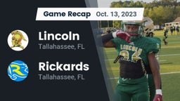 Recap: Lincoln  vs. Rickards  2023