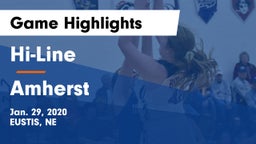 Hi-Line vs Amherst  Game Highlights - Jan. 29, 2020