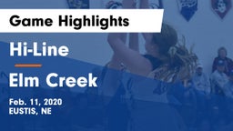 Hi-Line vs Elm Creek  Game Highlights - Feb. 11, 2020