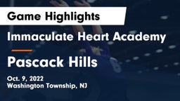 Immaculate Heart Academy  vs Pascack Hills  Game Highlights - Oct. 9, 2022