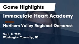Immaculate Heart Academy  vs Northern Valley Regional -Demarest Game Highlights - Sept. 8, 2023
